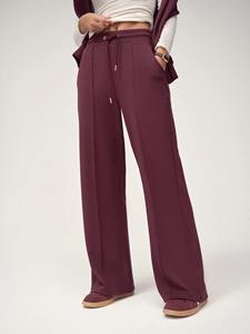 Breathable Wide Leg Baggy Sweatpants <b>Women</b> Casual <b>Trousers</b> Cotton Polyester Ladies Fashion Pants OEM & Custom Design - Product Image 5