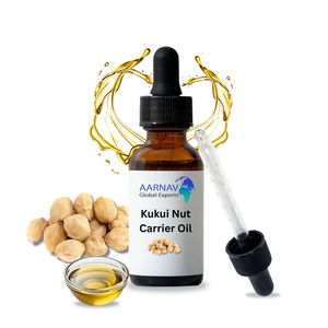 AARNAV GLOBAL EXPORTS Huile de noix de Kukui pressée à froid 100% pure certifiée GMP Origine USA - Product Image 4