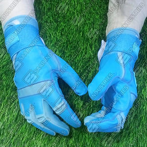 Guantes de Bateo de Béisbol y Sóftbol de Cuero Personalizados de Alta Calidad con Cierre de Velcro, Transpirables y Ligeros para Entrenamiento de Receptor Adulto - Product Image 6