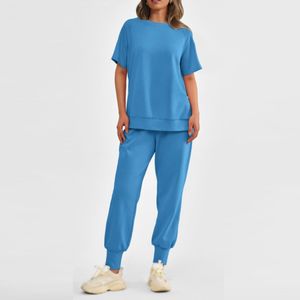 Conjunto Deportivo Único para Mujer, Camiseta y Pantalones, Tela de Alta Calidad, Cómodo Conjunto de Fitness para Gimnasio, Ropa para Entrenamiento - Product Image 3