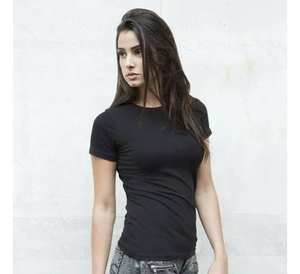 เสื้อยืดคอกลมแขนสั้นผ้าไม้ไผ่สำหรับผู้หญิงและเด็กผู้หญิงสำหรับผู้หญิงทุกขนาด - Product Image 4