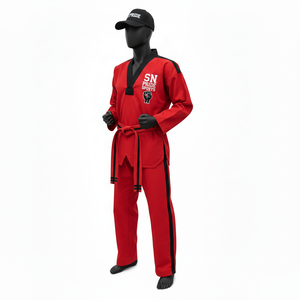 Tenue de Taekwondo Personnalisée avec Logo, en Coton et Polyester Extensible, Légère et Respirante, Dernier Design, Haute Qualité - Product Image 5