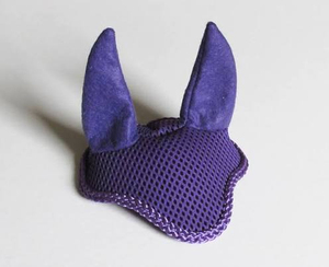 Custom Embroidery Low Front Horse Ear Bonnet Breathable Waterproof Riding <b>Fly</b> Durable Racing Ear <b>Net</b> Equestrian Accessories - Product Image 3