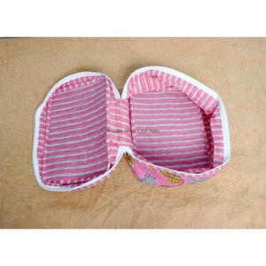 New Arrival Wholesale Handcrafted Tassel Printed 100% Cotton Zipper Closure <b>Small</b> Lightweight Multi-Function Eco-Friendly Case - Product Image 5