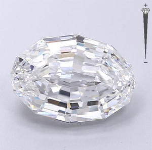 Diamante Cultivado en Laboratorio con Certificación IGI, 2.72 CT, Corte Ovalado Poligonal, Color E, Claridad VVS2, CVD LG 715553306, ROYAL GEMS, para Joyería - Product Image 1