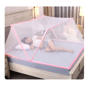 Mosquitero Plegable Ligero y Fácil de Guardar, de Poliéster y Fibra de Vidrio, para Viajes, Uso Interior/Exterior, Azul/Rosa - Product Image 6