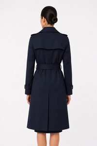 Uniformes de stewardesse sur mesure pour femmes |   Fournisseur d'équipage de personnel de bord |   Usine OEM/ODM pour l'aviation |   Uniforme chemise-jupe style trench-coat - Product Image 4