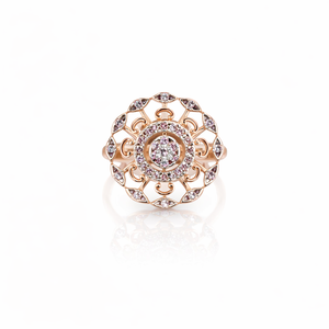 แหวนทองคำ 14K ประดับเพชรเม็ดเดี่ยว ดีไซน์วงเปิดทันสมัย สำหรับผู้หญิง สวมใส่ในงานแต่งงาน งานหมั้น งานเลี้ยง หรือในชีวิตประจำวัน เครื่องประดับคุณภาพสูง - Product Image 1