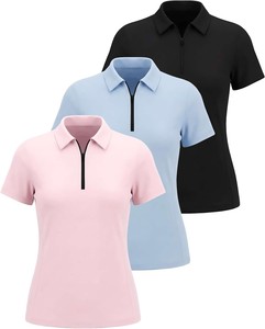 Camiseta para Mujer OEM ODM de Primera Calidad, Transpirable, Elástica, de Algodón de Secado Rápido, Ecológica, de Manga Corta - Product Image 1