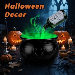 Set Decorazioni Halloween: Bottiglia Galleggiante, Calderone della Strega con Nebbia e Luce Verde, Decorazioni Vintage per Feste di Halloween Spettrali - Product Image 2