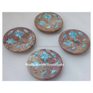 Prix de gros de la plus grande usine indienne en miroir incrusté de stéatite avec miroir vadrouille poli brillant naturel pur pour la décoration intérieure - Product Image 4