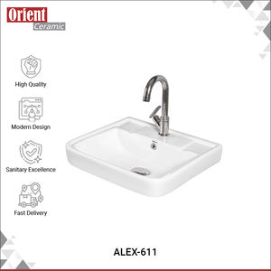 Lavabo de Pared de Cerámica Blanca para Uso Doméstico y Comercial, de la Mejor Calidad y a Bajo Precio de Mercado - Product Image 2