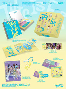 [Álbum Original Coreano] TWICE - THIS IS FOR (Versión CONFETTI) - Product Image 3