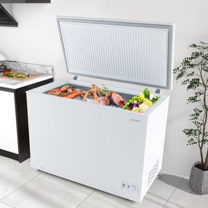 Mini Congelador Vertical de Una Puerta con 7 Niveles de Temperatura Ajustables y Cesta Extraíble para Restaurante - Product Image 5