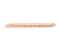 Plateau de service irrégulier moderne en marbre rose texturé, poli à la main, biodégradable, compatible lave-vaisselle, qualité alimentaire, pour les fêtes
