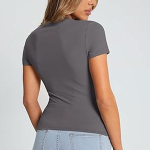 Camiseta Bella Canvas 6400 de Manga Corta Relajada, Poliéster/Algodón, Logotipo Personalizado, Diseño Sólido para Hombre, Color Personalizado - Product Image 6