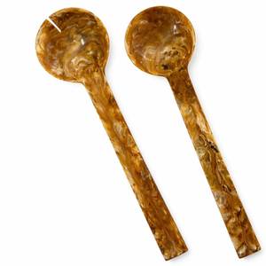 EXPAND HANDMADE RESIN SALAD <b>SPOON</b> Servers Decorative <b>Serving</b> <b>Spoons</b> Set Salad Mixing Dinner Fork <b>Spoon</b> Handle Salad - Product Image 6