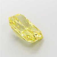 Diamante suelto exclusivo de laboratorio, color amarillo radiante intenso, 4.12 quilates, VS1, corte excelente, certificado IGI, para joyería fina.