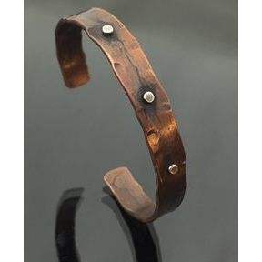 Bracelet élégant et moderne en cuivre avec un design complexe en cristal, accessoire de mode RR ENTERPRISES Modèle RR202515021 - Product Image 5