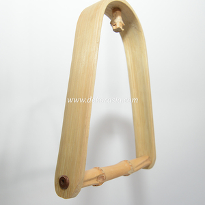 Natural Bamboo Coil Curved Bird <b>Swing</b> Perch Hanging Trapeze Toy Small Medium Birds Pet Cage Accessories Wholesale Dekor Asia - Product Image 4