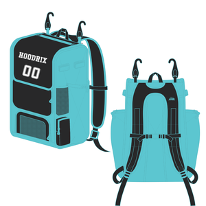 Mochila deportiva de béisbol para viaje, con logotipo personalizado, bolsillo para guante, soporte para casco y fundas externas para bates. - Product Image 2