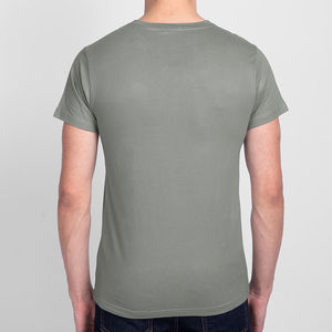 เสื้อยืดโอเวอร์ไซส์ผู้ชายลายกราฟิกโลโก้สั่งทำคุณภาพสูงผ้าฝ้าย 100% ดีไซน์ใหม่ปี 2026 - Product Image 2