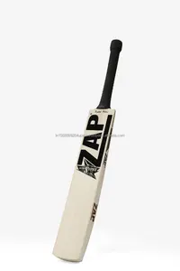 ZAP Super <b>4</b> Star English Willow <b>Cricket</b> <b>Bat</b> Vintage Retro Design Premium Wood <b>Size</b> 5 for Sports Enthusiasts - Product Image 2