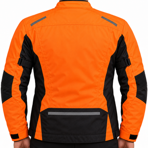 Chaqueta de Motociclismo de Alta Visibilidad, Ropa de Conducción de Alta Visibilidad, Logotipo Personalizado Disponible, Ropa Reflectante para Motociclistas, Equipo de Alta Visibilidad - Product Image 2