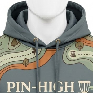 Sweat à capuche personnalisé pour le disc golf, prix d'usine OEM/ODM, qualité supérieure, doux, chaud, durable, confortable, fabricant de vêtements de sport - Product Image 3