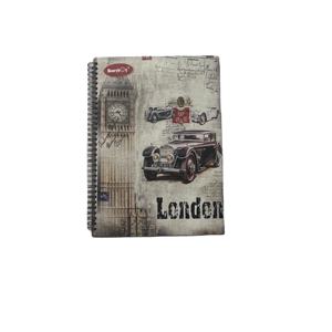Cuaderno de bocetos en espiral de estilo retro de <span class=keywords><strong>Londres</strong></span> para dibujo artístico y diario de viaje - Product Image 1