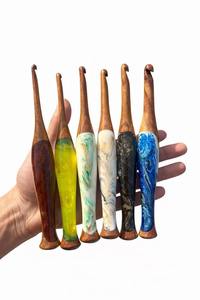 Attractive Eco-Friendly Resin Fashion Crochet Hooks Handmade Luxury for Crochet Kit Needlework <b>Sewing</b> Tools Tailor <b>Scissors</b> - Product Image 2