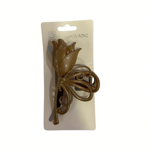 PINZAS Pince à cheveux en cristal rose 10 cm, accessoire de mode - Product Image 1