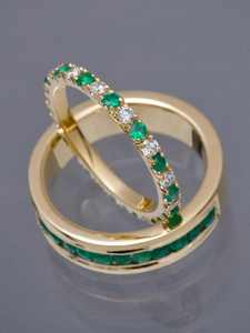 Bague délicate de style hip-hop en argent sterling 925 plaqué rhodium/argent 14K/18K avec moissanite pour unisexe - Product Image 4