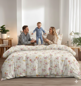 Ensemble de draps plats ajustés taille Queen avec deux taies d'oreiller - Product Image 5