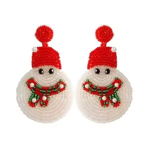 Pendientes de moda con forma de pájaro TEDDY, bordados con cuentas, joyería de moda, pendientes bordados a mano con cuentas de semillas - Product Image 3