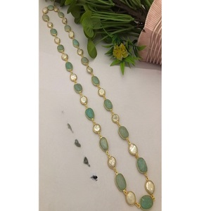 Graceful Premium Quality Trendy Natural <b>Pearls</b> 24 Length Jewelry <b>Set</b> for Women's Wedding Party Wear Collection - Product Image 1