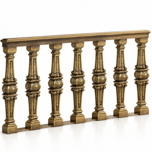 Rampe en bronze gravée pour hôtels de luxe, villas, escaliers et intérieurs architecturaux haut de gamme - Product Image 3