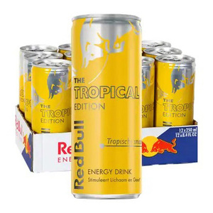 Boisson énergisante Red Bull édition tropicale / Red Bull 250 ml sans sucre - Product Image 2