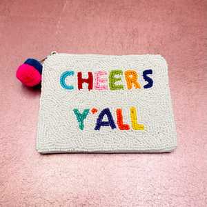 Wholesale Supplier Beaded Coin Purse 100% <b>Handmade</b> Embroidery Crafts Rectangle Shape Beaded Coin Pouch Hot Selling - Product Image 1