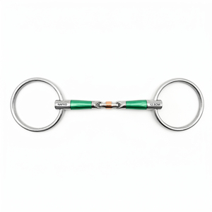 Más Vendido: Bocado de Anillas Clásico de Acero Inoxidable de Alta Calidad y Cómodo para Equipo Ecuestre, con Anillas Sueltas, 14mm/16mm - Product Image 1