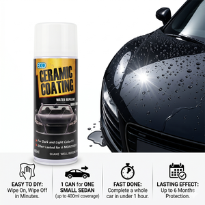 Pulidores de autos, revestimientos cerámicos en aerosol, químicos para el cuidado del automóvil, lavado, revestimiento nano hidrofóbico, cera para autos en aerosol, pulidor en aerosol, capa protectora en aerosol - Product Image 2