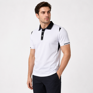 Camiseta Polo de Marca Privada al por Mayor, Personalizable con Logotipo, Diseño con Botones, Tejido de Punto Jersey para Ropa Deportiva, Nueva - Product Image 1