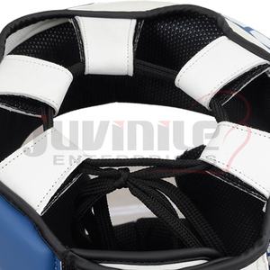 อุปกรณ์ป้องกันศีรษะสำหรับชกมวย หนังนุ่ม ระบายอากาศได้ดี คุณภาพสูง ขายส่งจากผู้ผลิต OEM สำหรับฝึกซ้อมศิลปะการต่อสู้ - Product Image 4