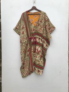 New Arrival Handmade Kantha <b>Kaftan</b> Kantha Quilt <b>Kaftan</b> Dress Ethnic <b>Indian</b> Kantha <b>Kaftan</b> Maxi Dress for Women - Product Image 2