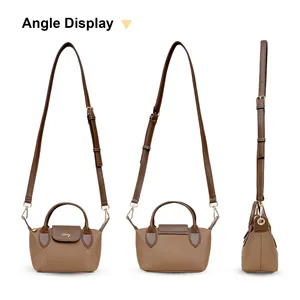 Sac à bandoulière carré portable en cuir synthétique imperméable de qualité supérieure pour femme, collection Printemps-Été 2025 - Product Image 5