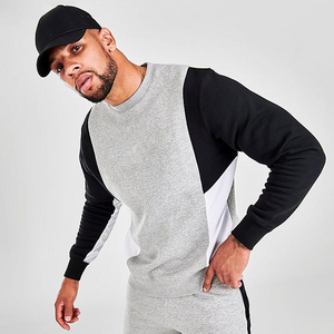 Conjuntos de Sudadera con Capucha y Pantalones Cortos de Bloques de Color Personalizados al por Mayor para Hombre, 2 Piezas, Conjuntos de Chándal con Bordado - Product Image 6