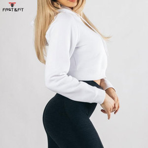 Sudadera Corta con Capucha Estampada Personalizada de Alta Calidad para Mujer, 100% Algodón, Impermeable - Product Image 5