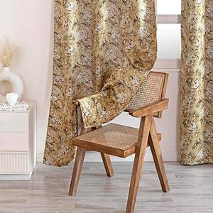 Cortinas Opacas con Estampado Floral Digital, 5 Pies, Aislamiento Térmico y Reducción de Ruido, Juego de 2 - Product Image 6