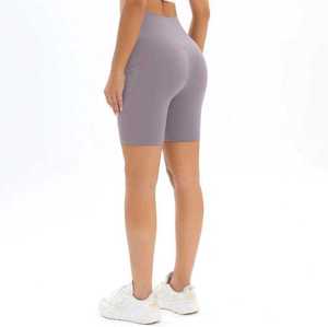 Newest Design Fashionable Women <b>Yoga</b> <b>Shorts</b> Breathable Quick Dry Elastic Waist Women <b>Yoga</b> <b>Shorts</b> - Product Image 6