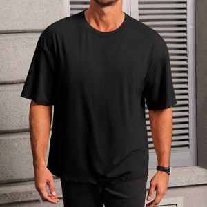 Camiseta de Algodón para Hombre con Logotipo Personalizado al por Mayor OEM/ODM, Camiseta Transpirable Lisa de Alta Calidad para Hombre - Product Image 3